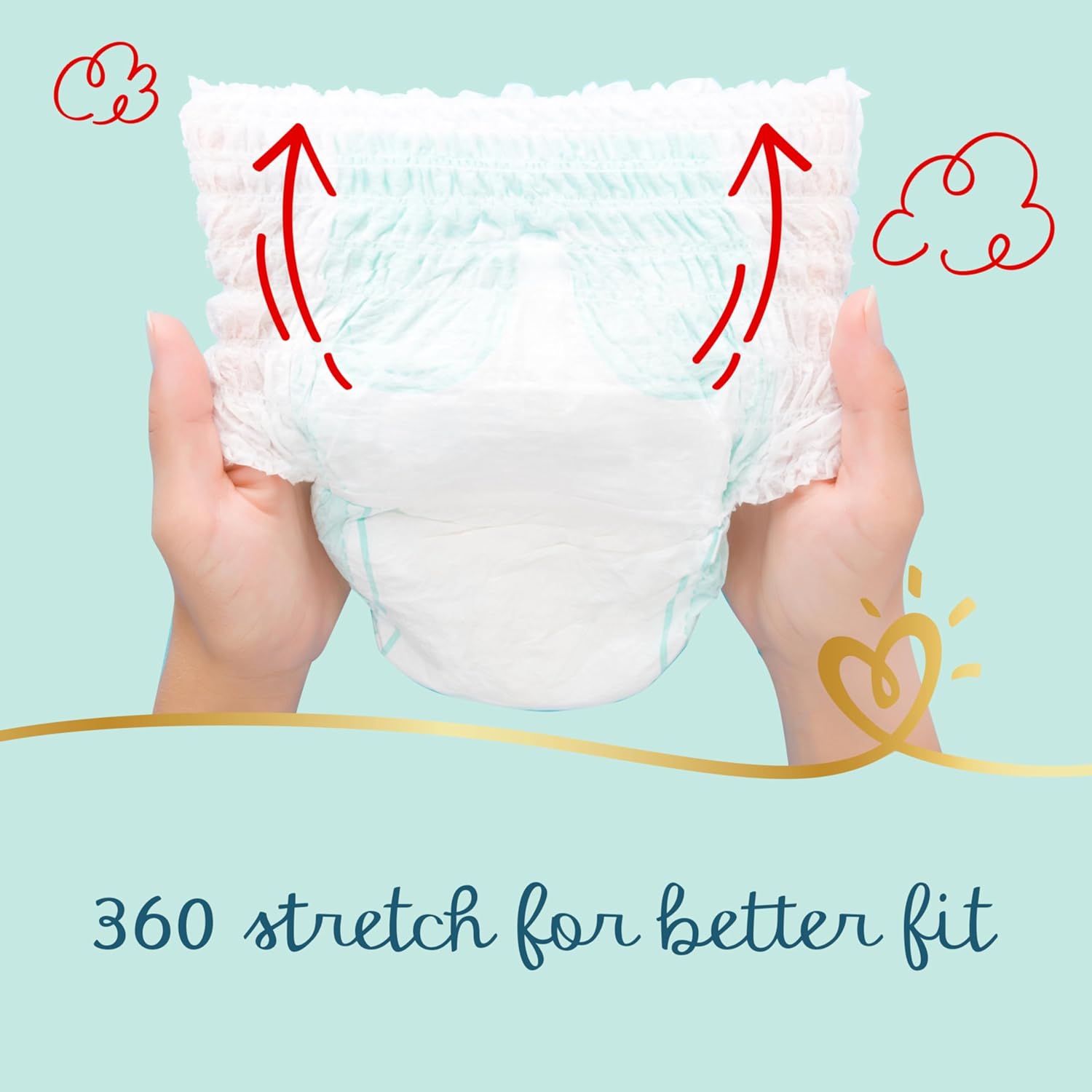 Pampers Premium Care Pants Diapers, Size 4, 9-14kg, Unique Softest Absorption for Ultimate Skin Protection, 88 Count