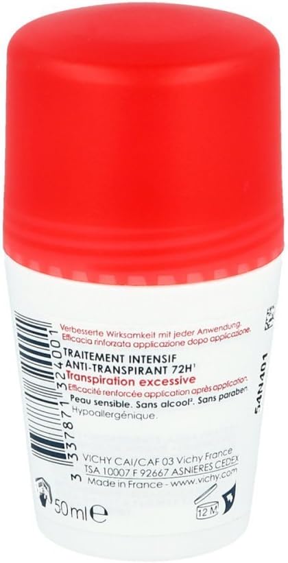 Vichy Stress Resist Antiperspirant 72 Hour Roll on Deodorant 50 ml